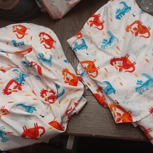 Twin Size Colorful Dinosaur Print Bedding Sheets